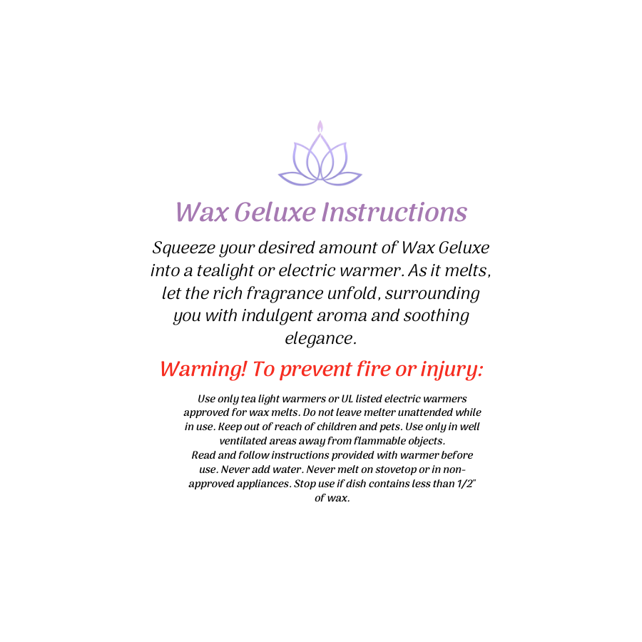 Mahogany Glow Wax Geluxe